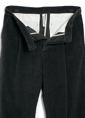 SUNE 28-35-6 | Classic Pleated Trousers | Olive Taupe