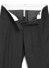 SUNE 28-37-7 | Classic Pleated Trousers | Brown Grey