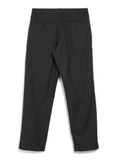 SUNE 28-37-7 | Classic Pleated Trousers | Brown Grey