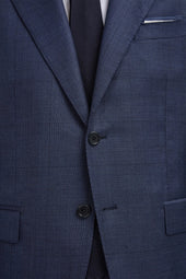 Avio Prince Of Wales Full Canvas Suit Made In Italy