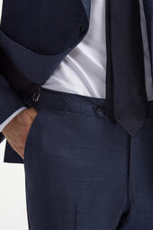 Avio Prince Of Wales Full Canvas Suit Made In Italy