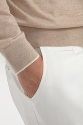 Tasmanian Wool Full Zip Cardigan Made In Italy