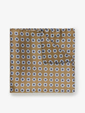 Brown Pocket Square Motif