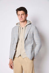 Giacca JACK in jersey grigio chiaro