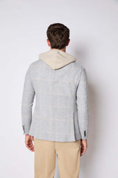 Giacca Jack In Jersey Grigio Chiaro
