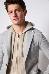 Giacca Jack In Jersey Grigio Chiaro