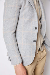 Giacca Jack In Jersey Grigio Chiaro