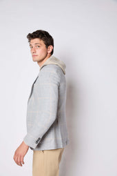 Giacca Jack In Jersey Grigio Chiaro