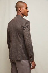 Giacca STEVE in jersey marrone