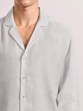 SAFRA COTTON-LINEN SHIRT