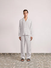 SAFRA COTTON-LINEN SHIRT