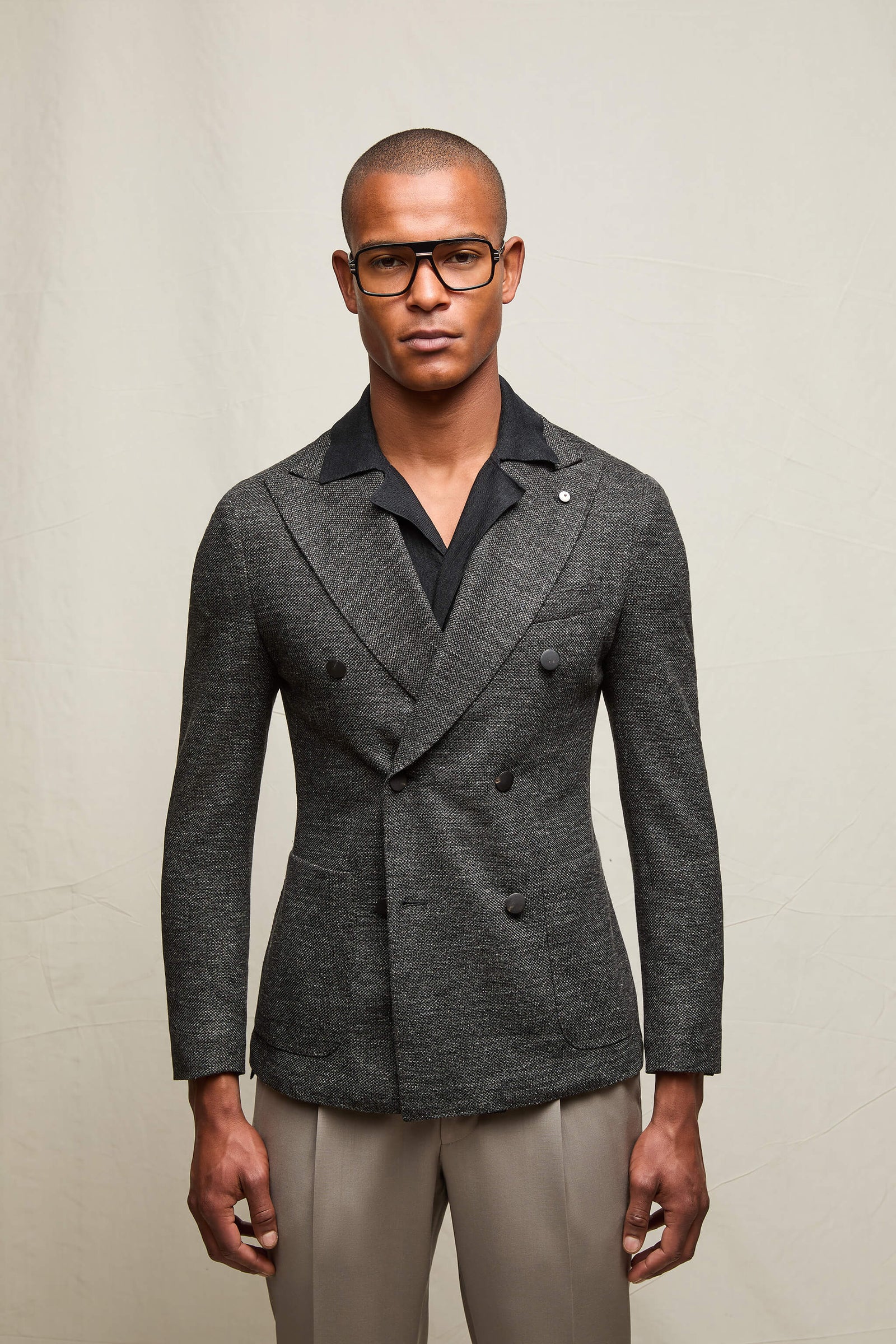 Giacca Tom In Jersey Grigio Antracite