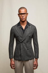 Giacca TOM in jersey grigio antracite