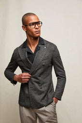 Giacca TOM in jersey grigio antracite