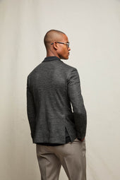 Giacca TOM in jersey grigio antracite