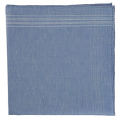 Bleu Denim Lin Coton