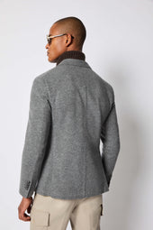 Giacca JACK in jersey grigio melange