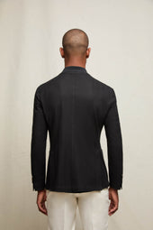 Giacca JACK in jersey nero profondo