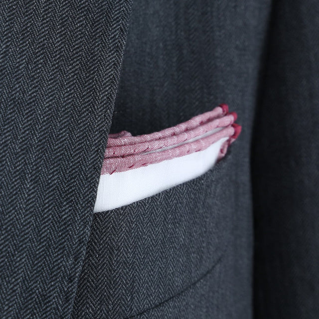 Blanc & Bordeaux - Lin & Coton