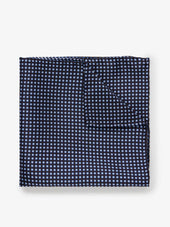 Dark Blue Handkerchief Motif