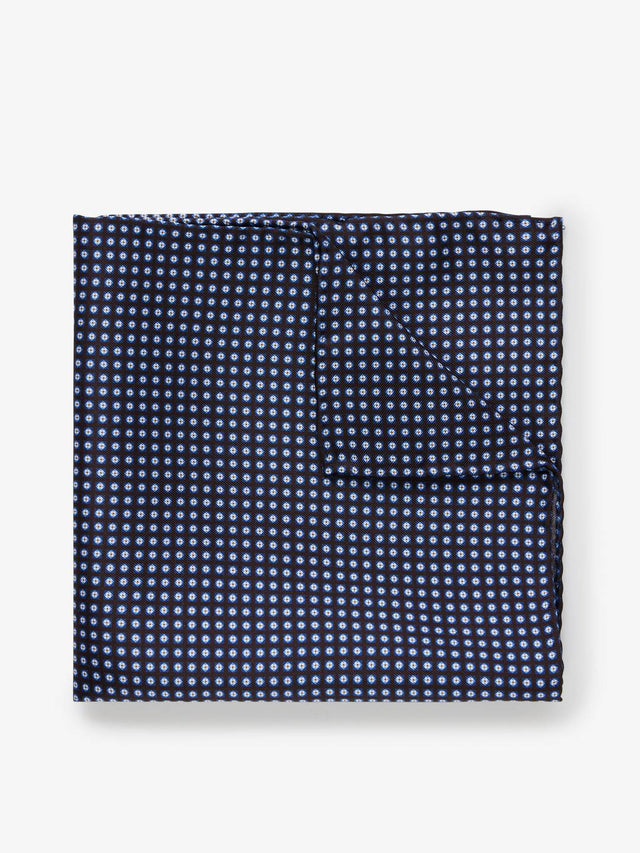Dark Blue Handkerchief Motif