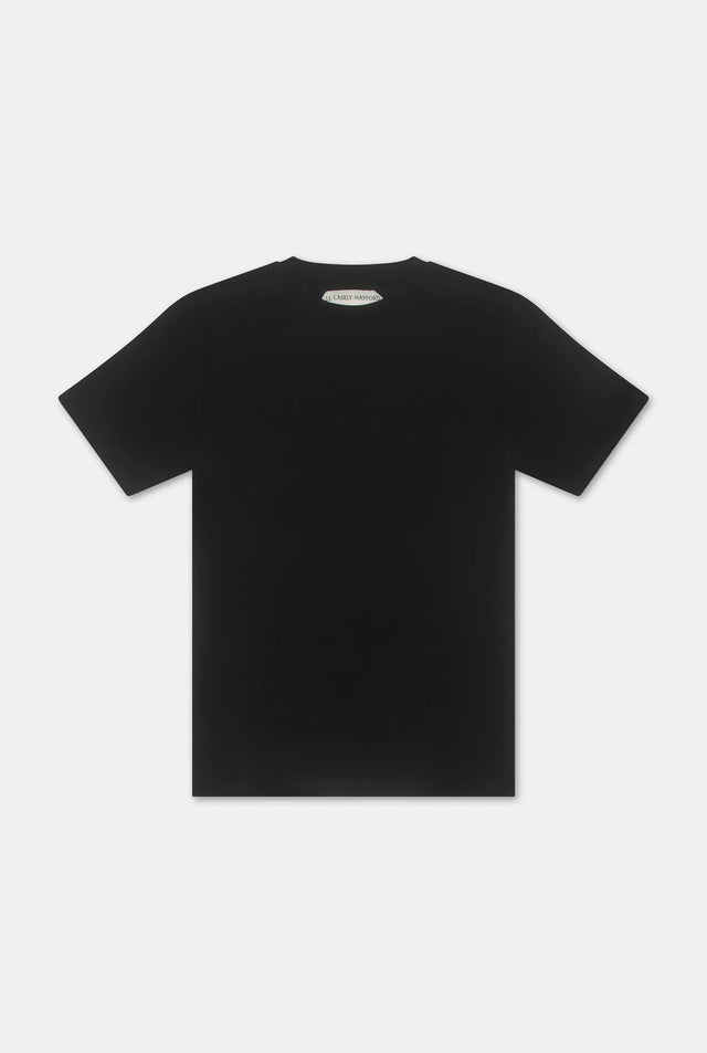 Dejan Black Relaxed Cotton T-shirt