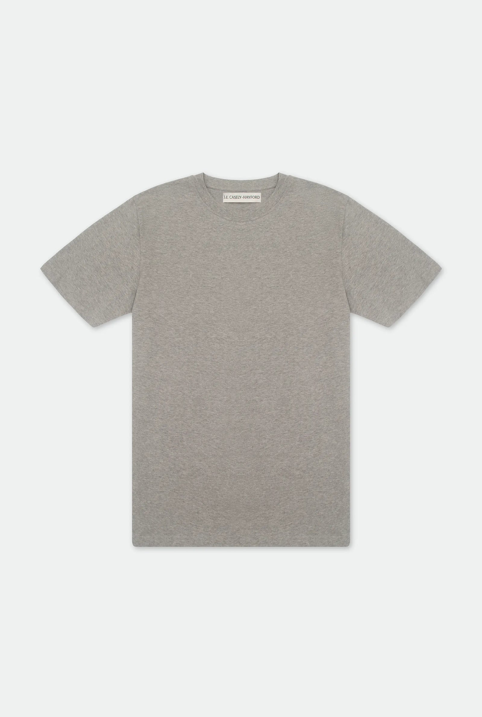 Dejan Grey Relaxed Cotton T Shirt