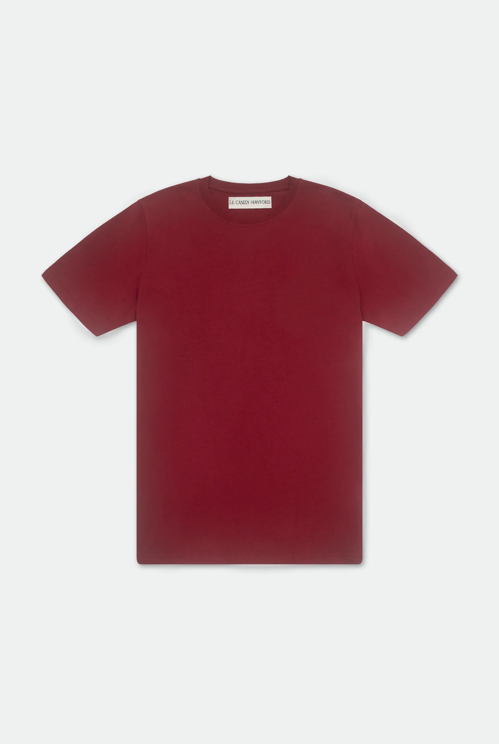 Dejan Red Relaxed Cotton T Shirt