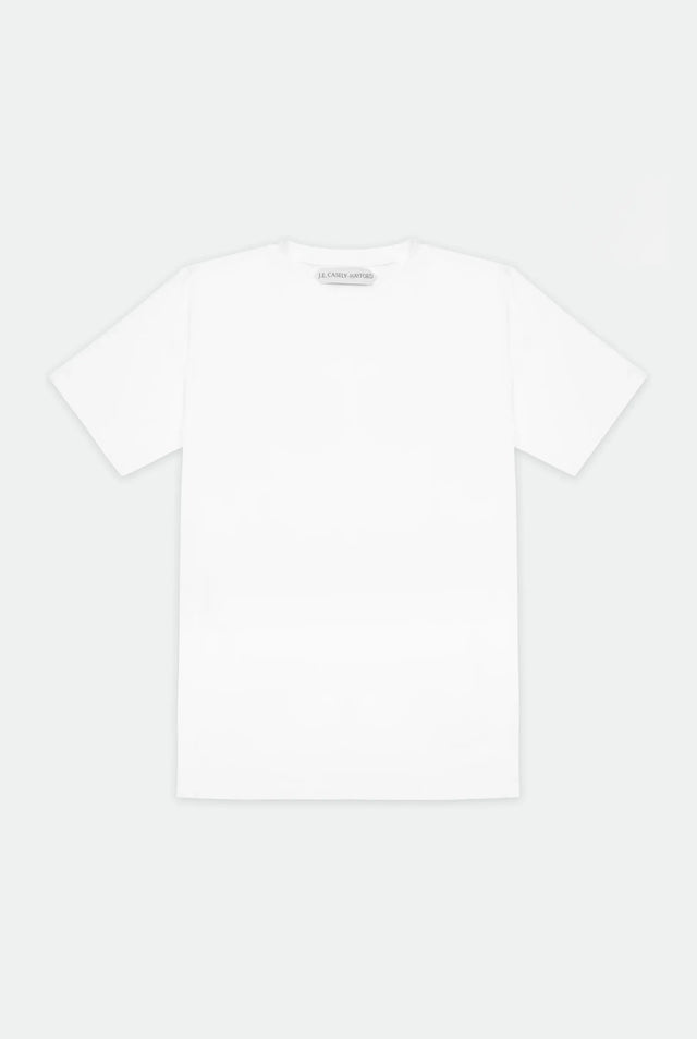 Dejan White Relaxed Cotton T-shirt