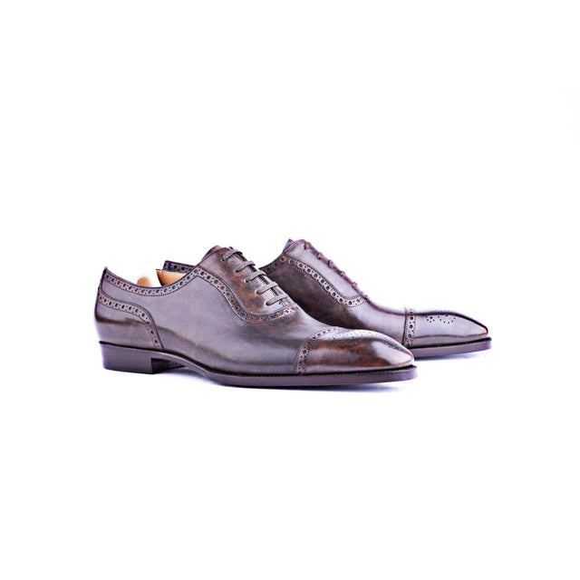 Oxford, toe box, top line, counter and vamp
