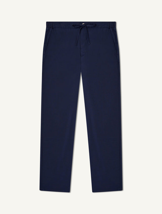 MENDES LINEN-WOOL TROUSERS