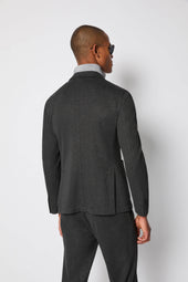 Travel jacket doppiopetto grigio scuro