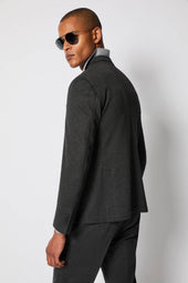 Travel jacket doppiopetto grigio scuro