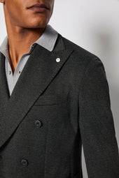 Travel jacket doppiopetto grigio scuro