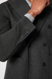 Travel jacket doppiopetto grigio scuro