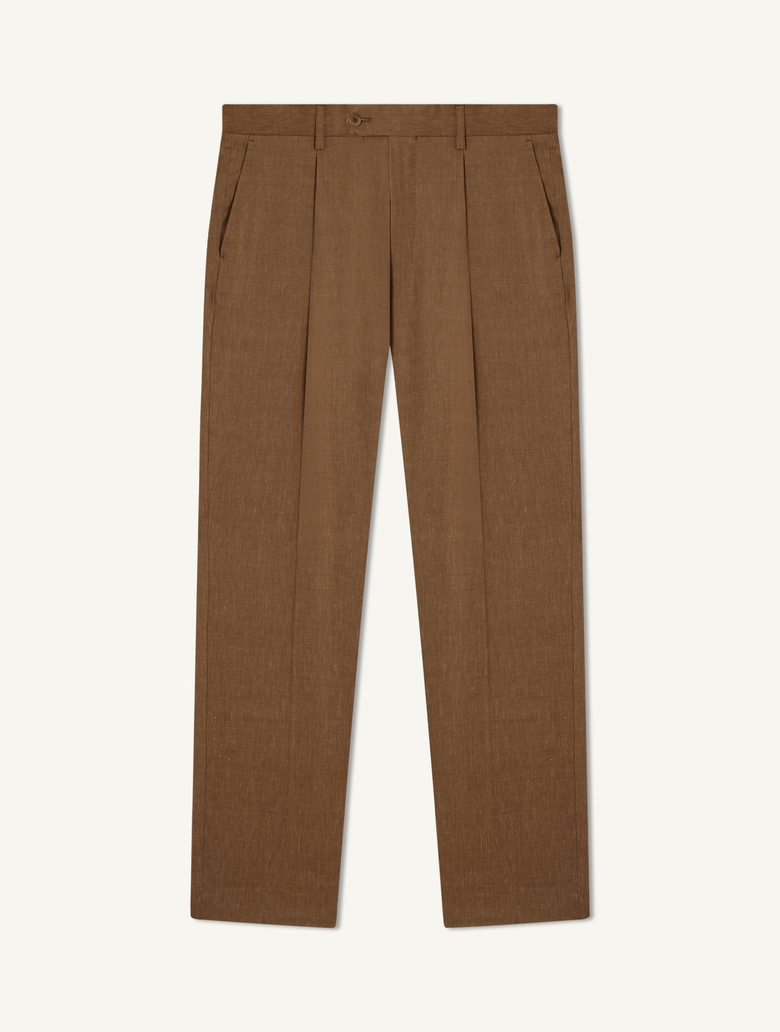 AFFONSO LINEN-WOOL TROUSERS