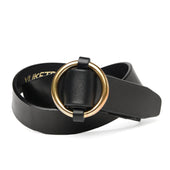 1 1/4" Ring Belt - Black — YUKETEN
