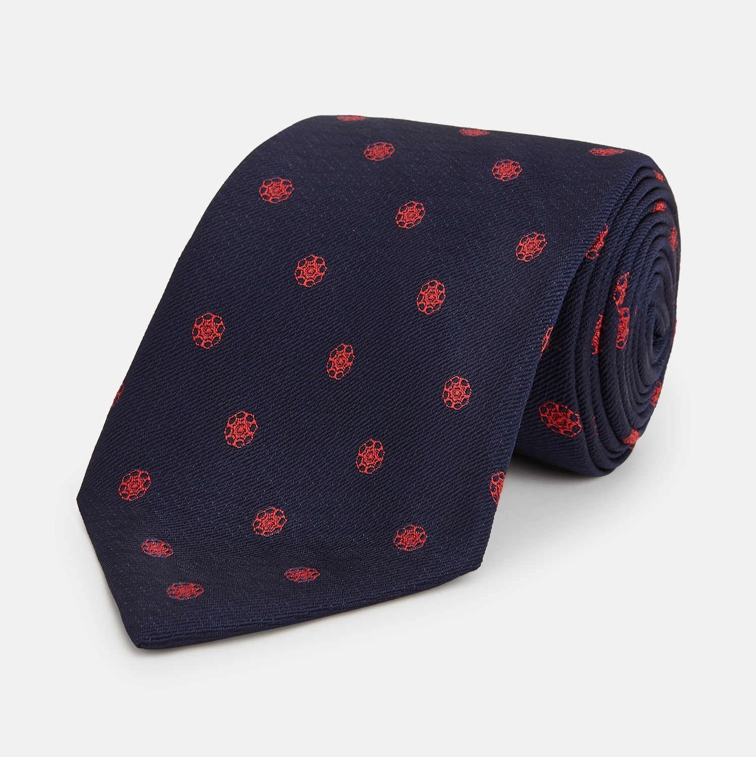 Emblem Spot Tulip Tie