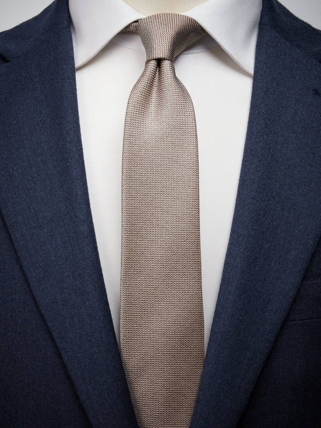 Beige Tie Pattern