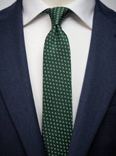 Dark Green Tie Dot