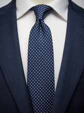 Dark Blue Tie Dot