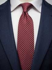 Burgundy Tie Dot