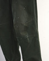 Curve Knee Belted Pants Painting