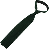 Silk Knit Tie Green