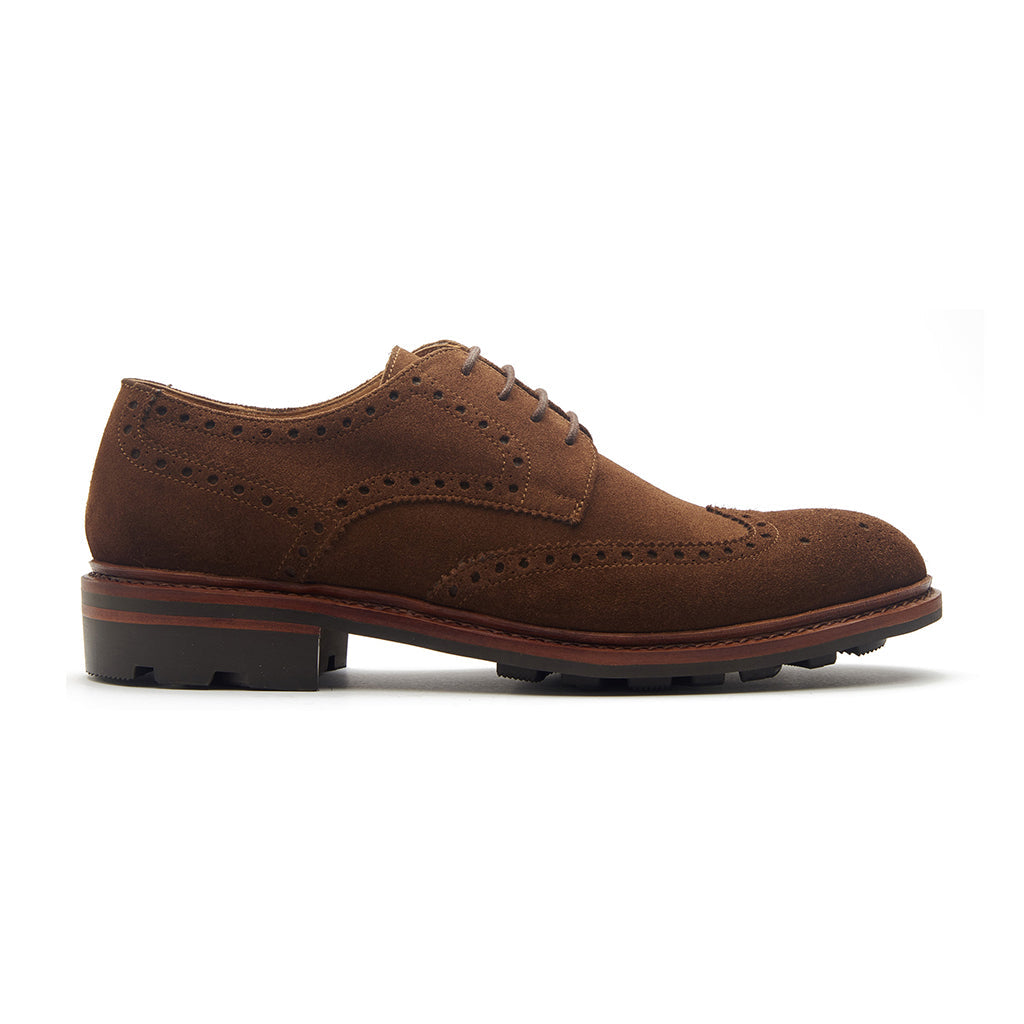 Rudolph Wingtip Derby Snuff Repello Suede New Age