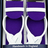 Boxcloth Braces Purple