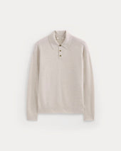 Ultrasoft Polo Sweater | Heathered Oat