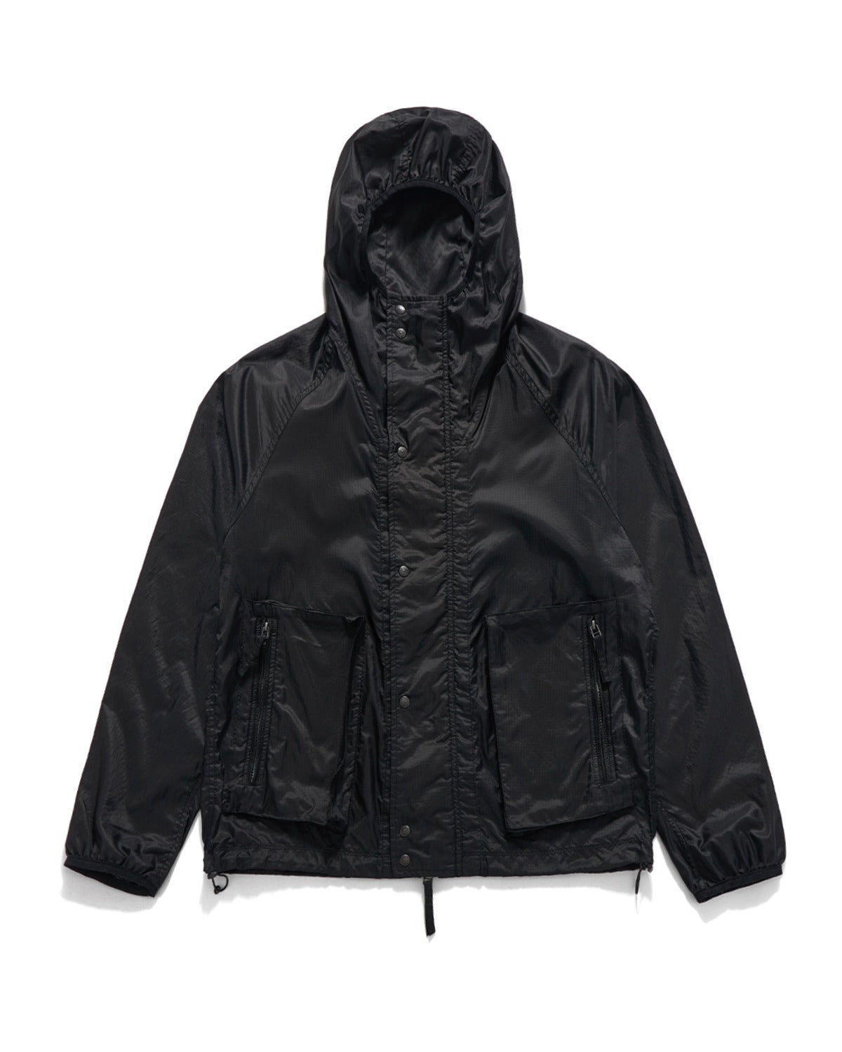 WIND BLOCK BIRDMAN JUMPER / BLACK RIPSTOP