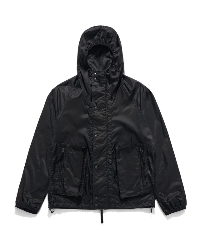 WIND BLOCK BIRDMAN JUMPER / BLACK RIPSTOP