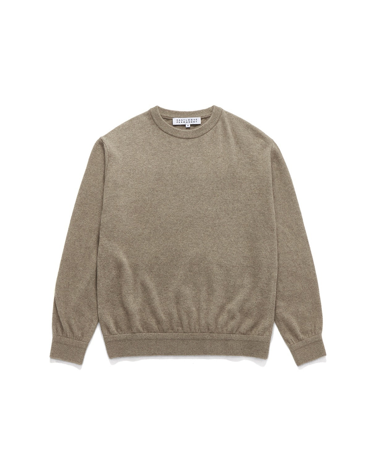 CREW NECK KNIT / MUSHROOM